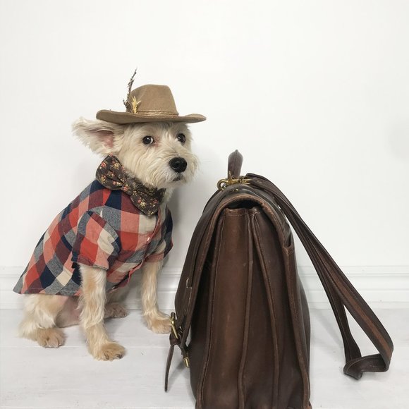 1980's Leather Laptop Bag - Picture 4 of 12